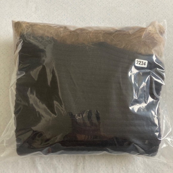 New Lord & Taylor Identity merino wool fur sweater - Picture 8 of 8